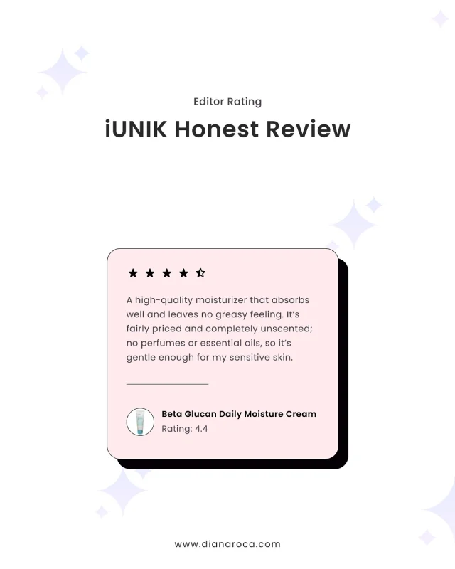 ✨ Your skin deserves the best level of care.From deep hydration to that “woke up like this” glow.Read my full Review for iUNIK Beta Glucan Daily Moisture Cream & Propolis Vitamin Sleeping Mask 🔗on dianaroca.com - link in bio🔗sau dianaroca.ro#skincarereviews #skincarecommunity #moisturizer #skincarethatworks #skincarelover